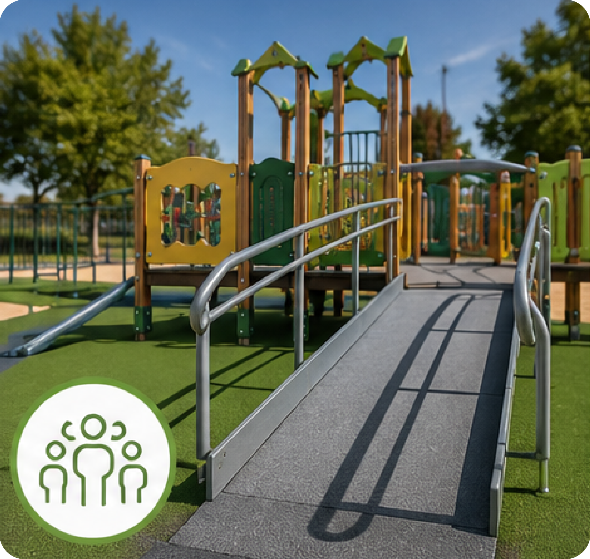 Parques infantiles inclusivos accesibles para todos los niños